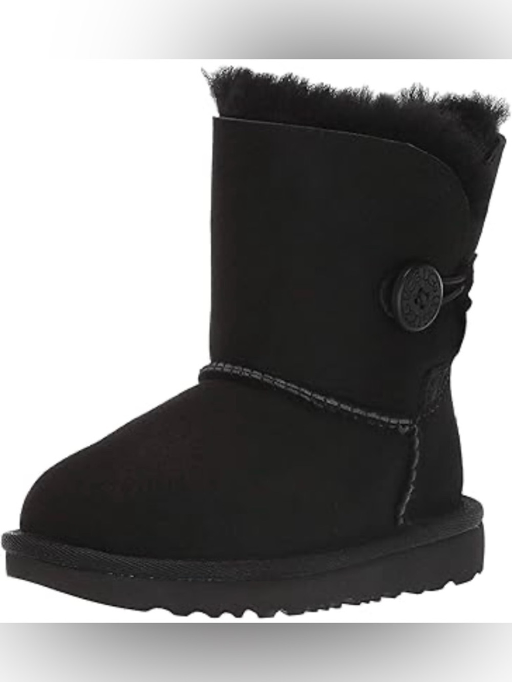 UGG Black K Bailey Button II Short Boot
